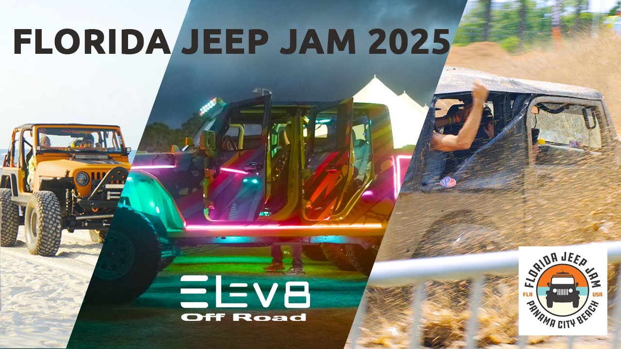 Florida Jeep Jam 2025 - 90 second Highlight Reel - By Elev8 Off Road