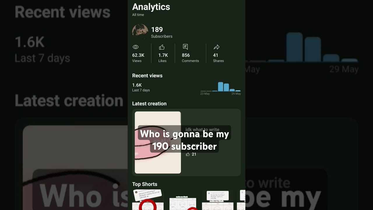 who is gonna be my 190 subscriber