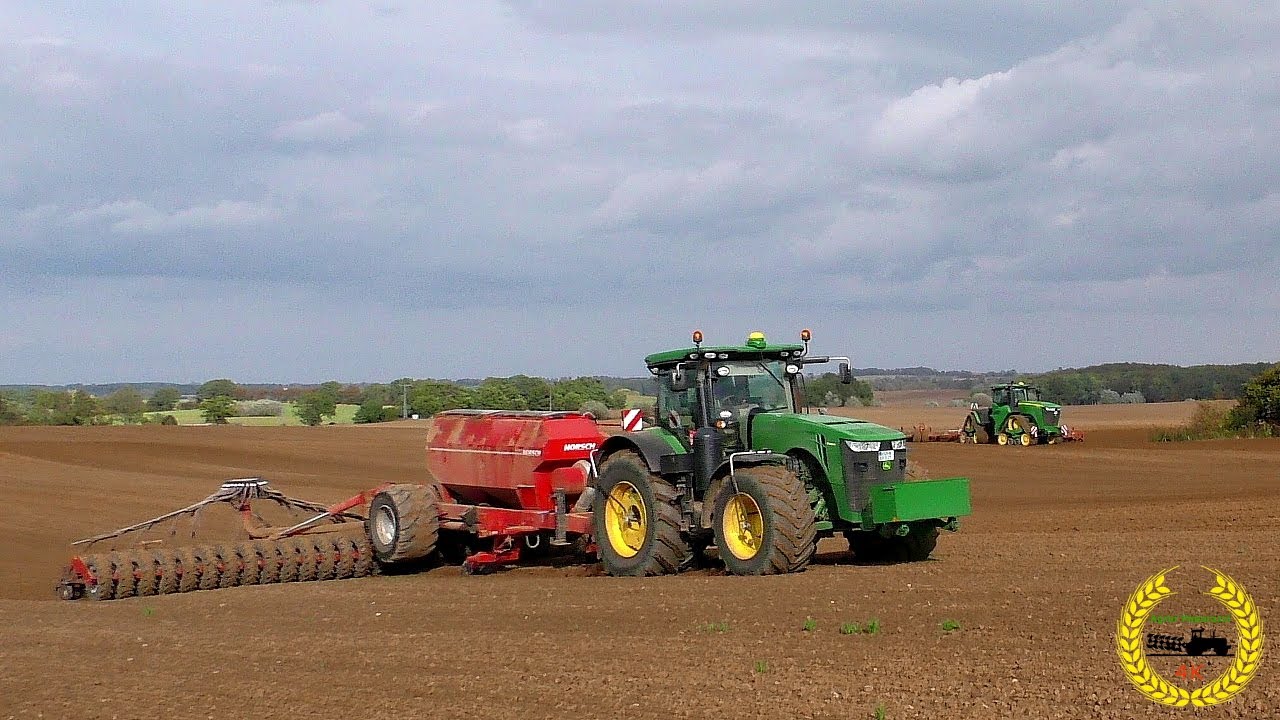 Ackerbau in Ostdeutschland / John Deere 9620RX, 8R / Horsch Serto 12 SC / Horsch Cruiser 12 XL