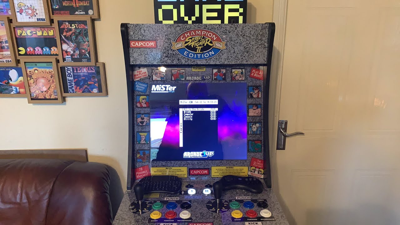MiSTer FPGA in an Arcade 1up cabinet... and Duck Hunt!