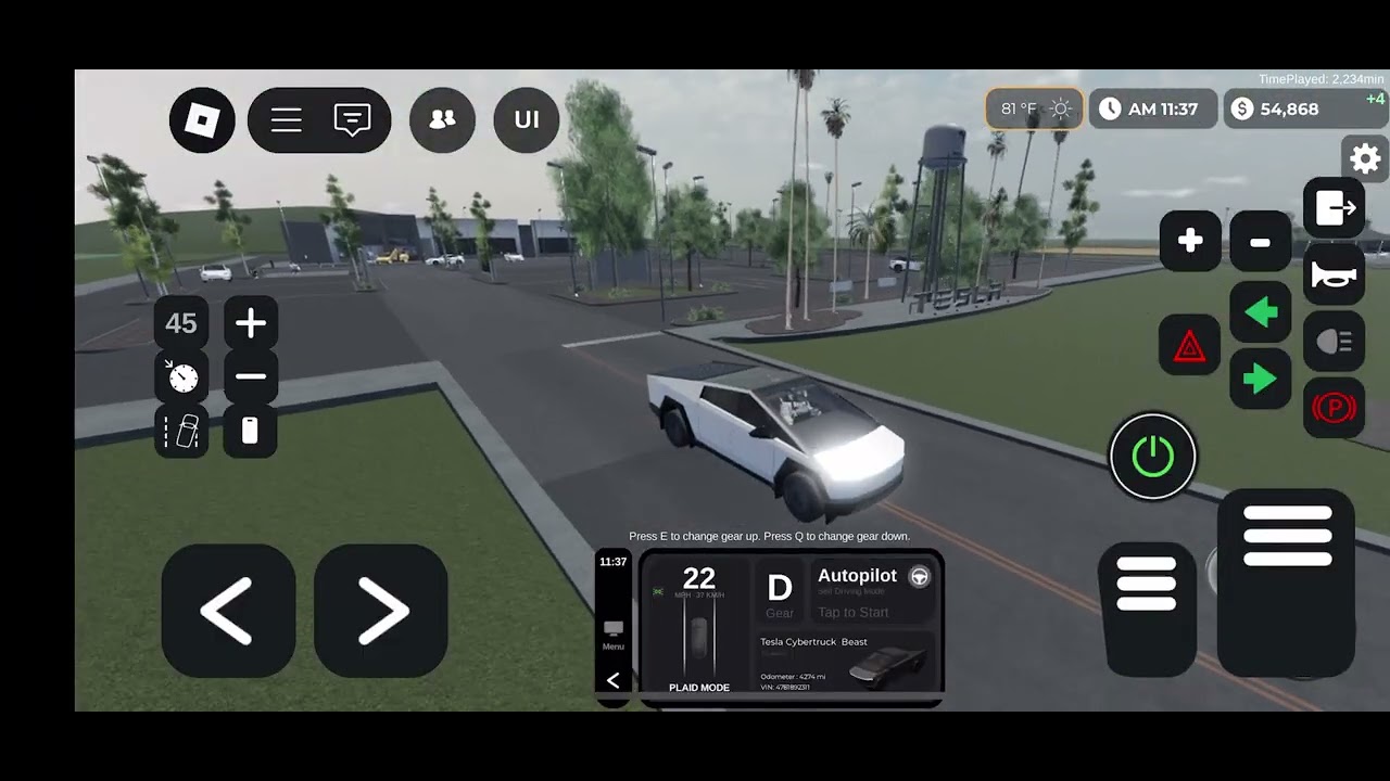 Playing (HIGHWAY) Full Self Driving/Autopilot Simulator new update