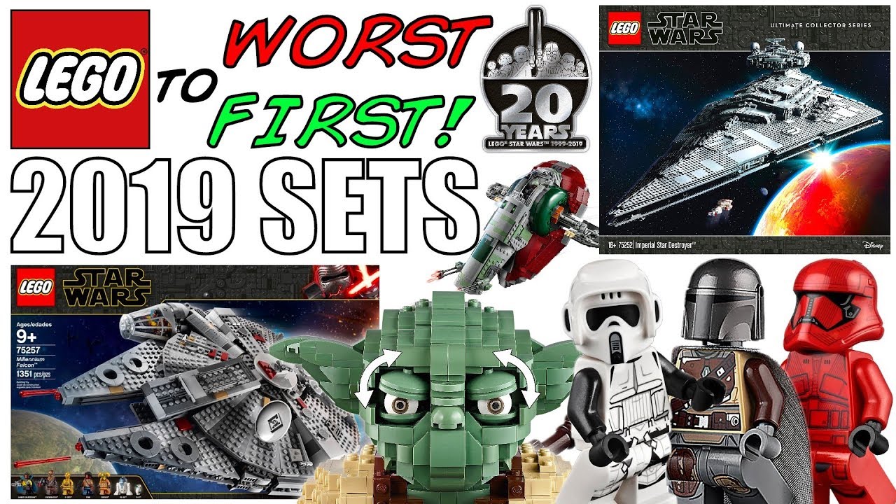LEGO Worst To First | ALL LEGO Star Wars 2019 Sets!