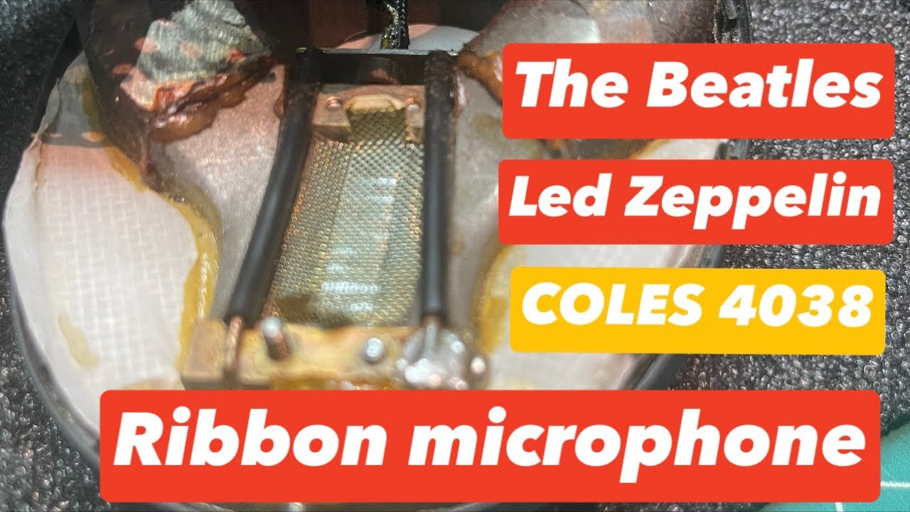 BBC Coles 4038  Ribbon Microphone made famous by the Beatles. I still used by Jack White