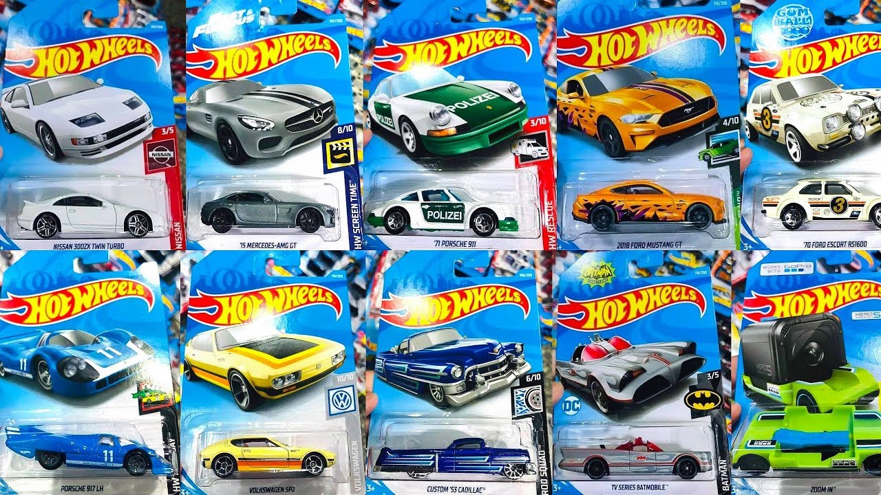 New Hot Wheels 2019 E Case Cars!