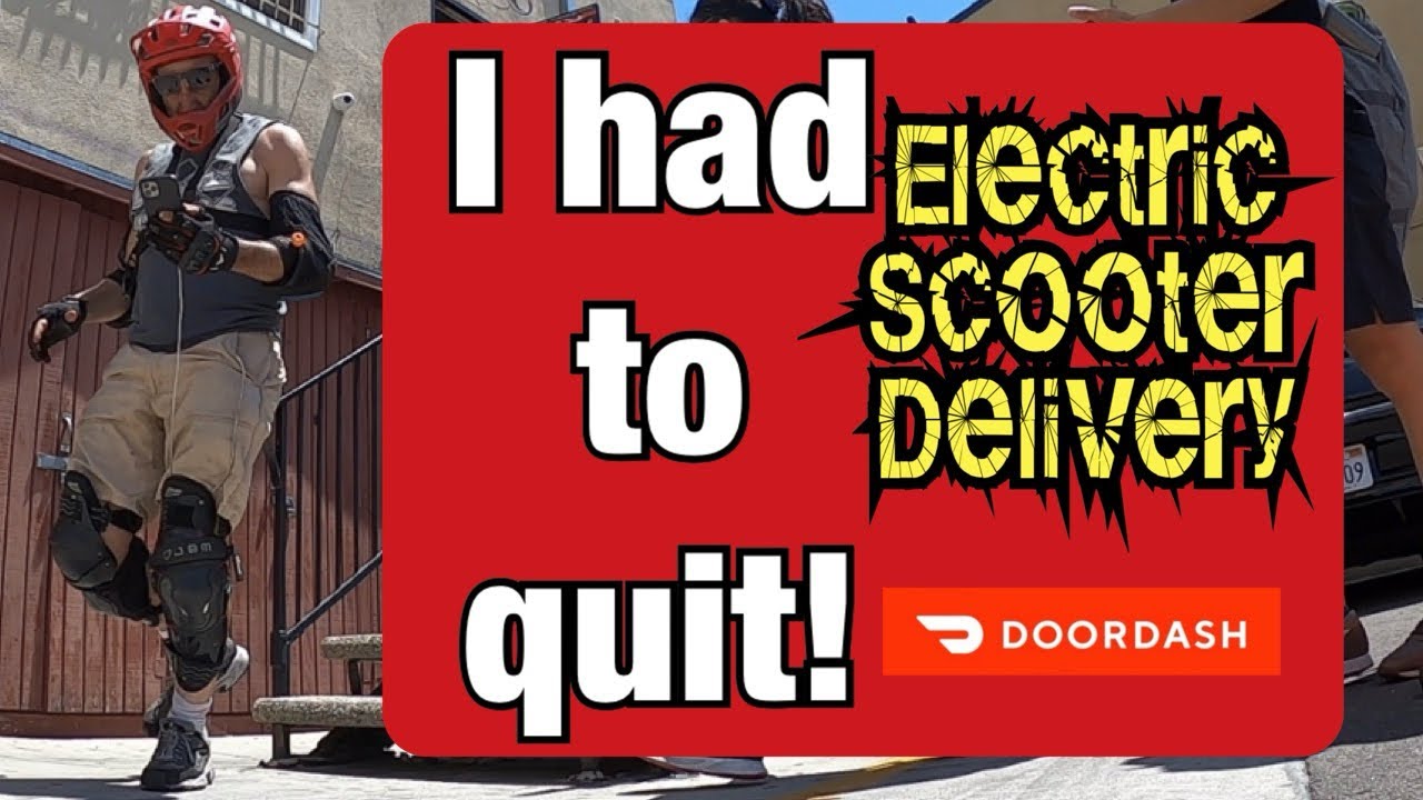 Electric scooter Doordash IF I CANT MAKE $700 in 7 DAYS I QUIT Kaabo Wolf King GT