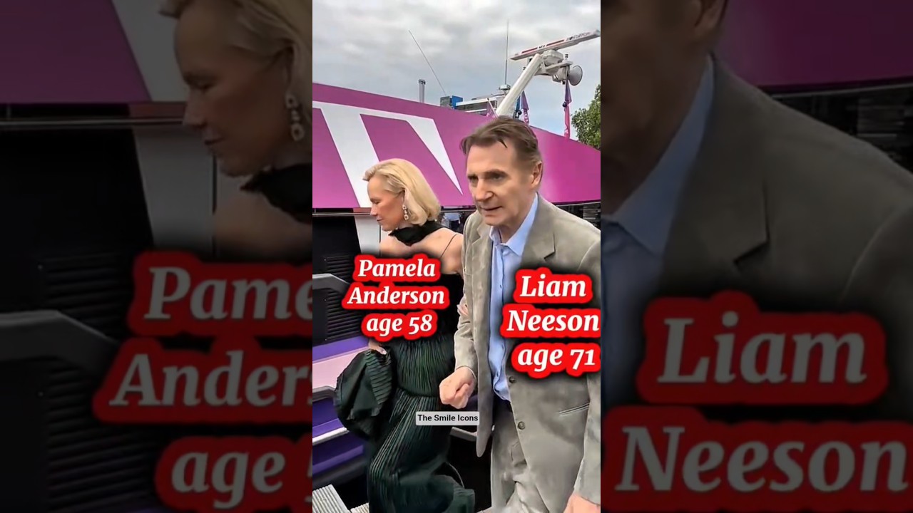 Liam Neeson and Pamela Anderson arrived at Premiere ✨💖