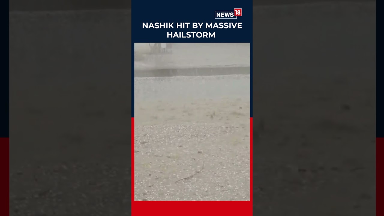 Massive Hailstorm Hits Nashik & Western Maharashtra | Crops Damaged, Chaos Reported | N18S