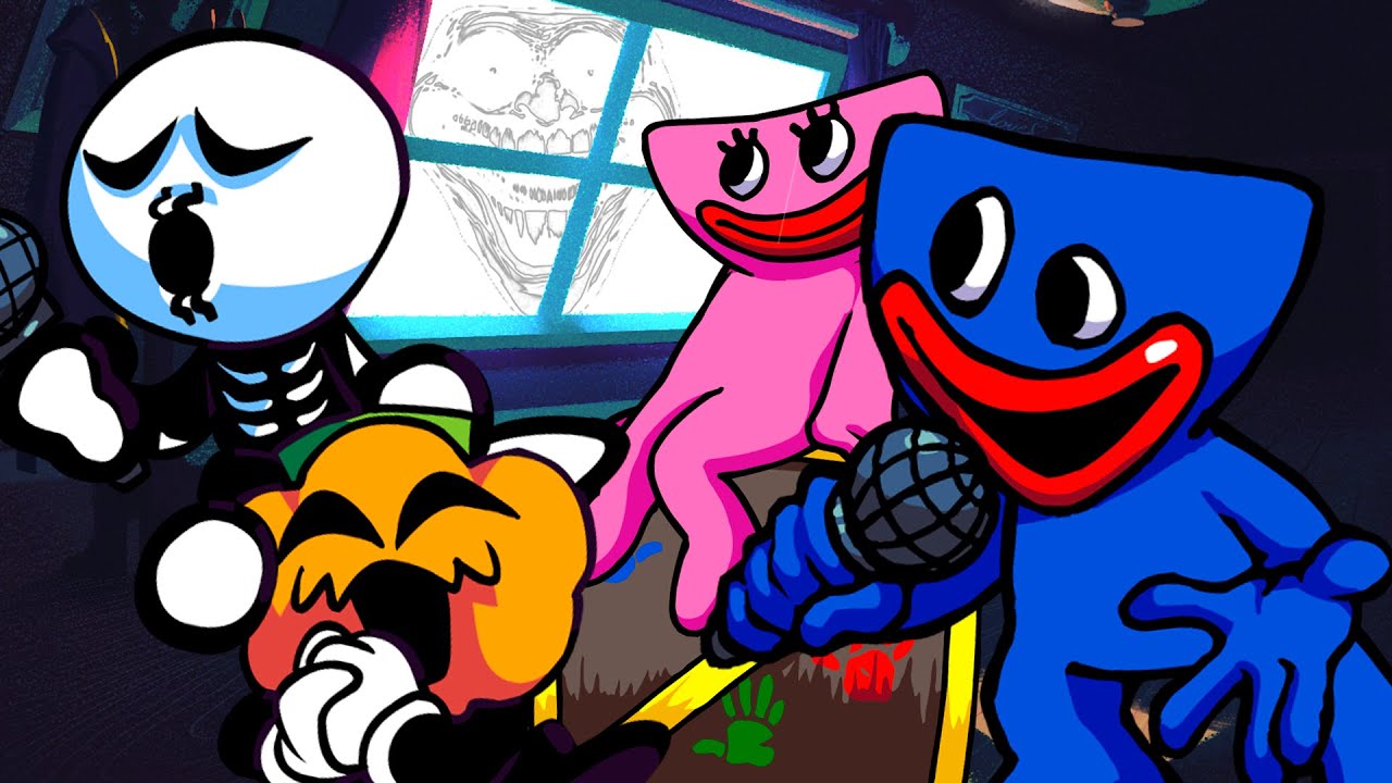EL HUGGY WUGGY PLAYABLE EN ACCION - FNF Huggy Mix (Parte 2)
