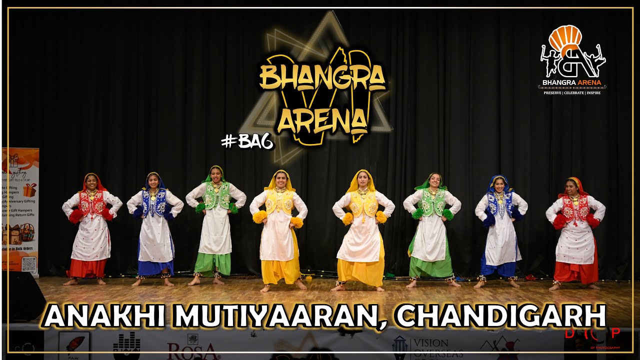 Anakhi Mutiyaaran, Chandigarh || Girls Live Category || Bhangra Arena 6 (2025)