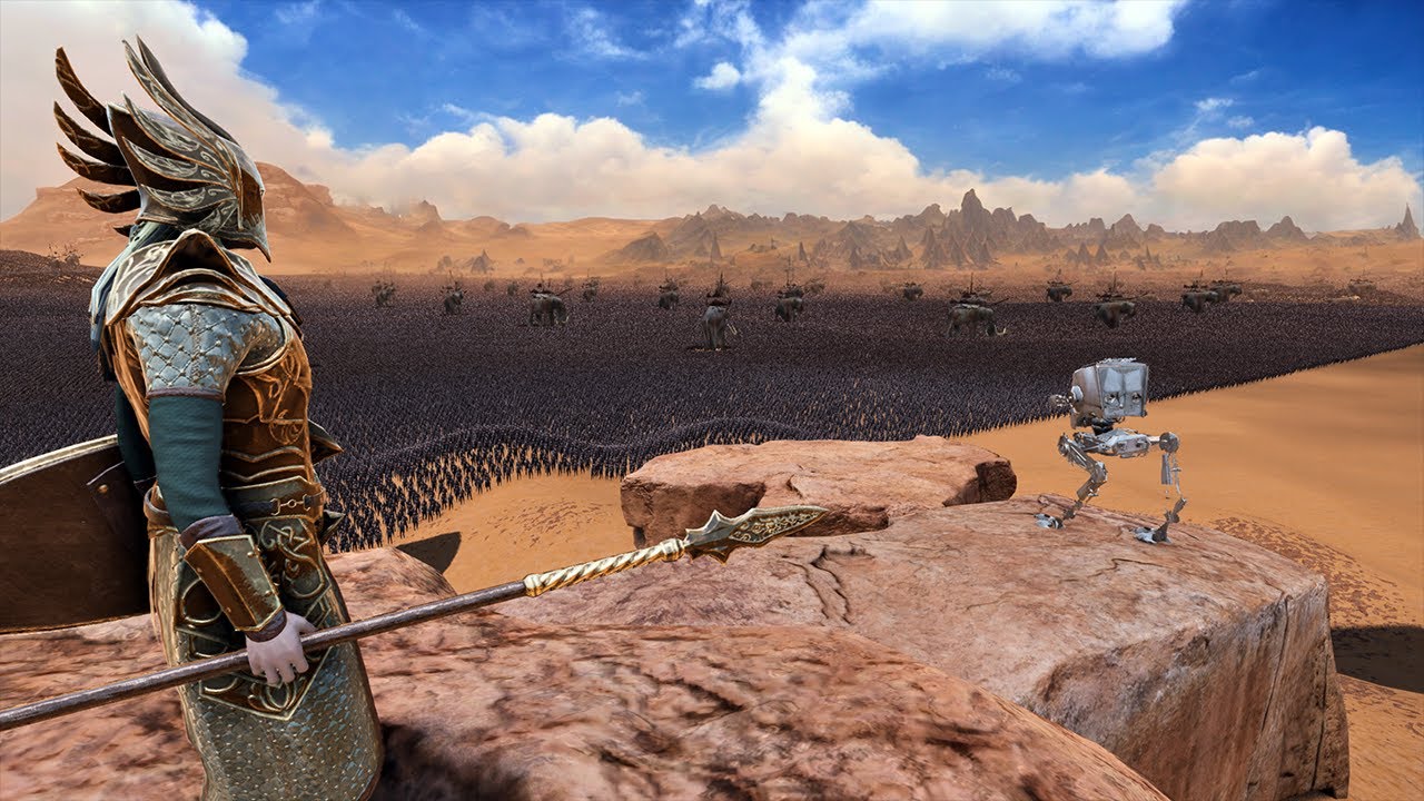 10,000,000 DARK ARMIES SURROUND THE MIDDLE-EARTH OASIS- WARHAMMER 40K - UEBS 2