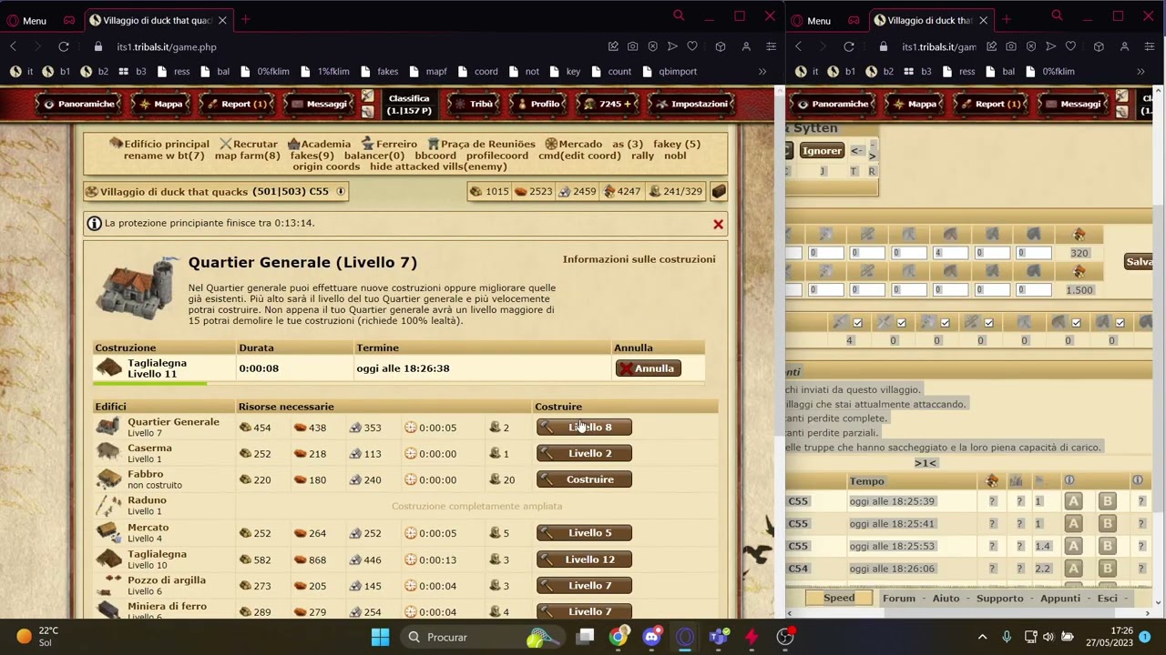 Tribalwars speed - Chill beating the entire server on a 40min n1