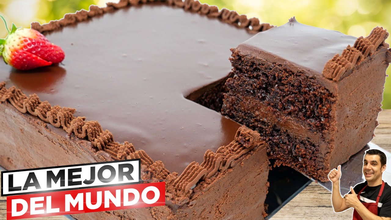 La mejor TARTA de CHOCOLATE del Mundo 😍🍫🎂(mas JUGOSA, FÁCIL y RICA) Receta rápida # 804