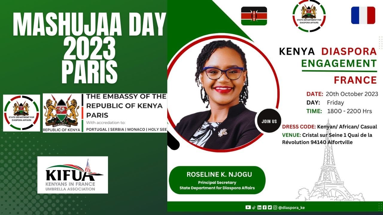 Mashujaa Day Celebration Paris 2023