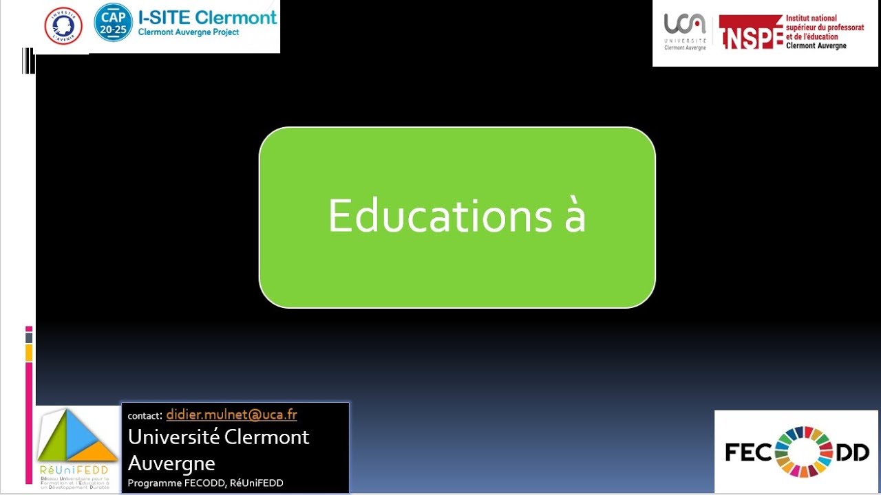 Les éducations à (introduction)
