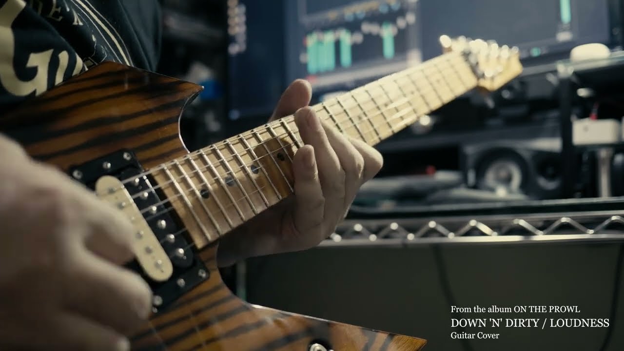 DOWN 'N' DIRTY / LOUDNESS Guitar Cover【Comparison of Duncan TB-6 and TB-14】