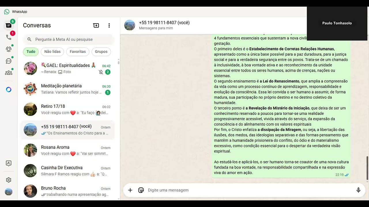 Reunião de abertura 2026