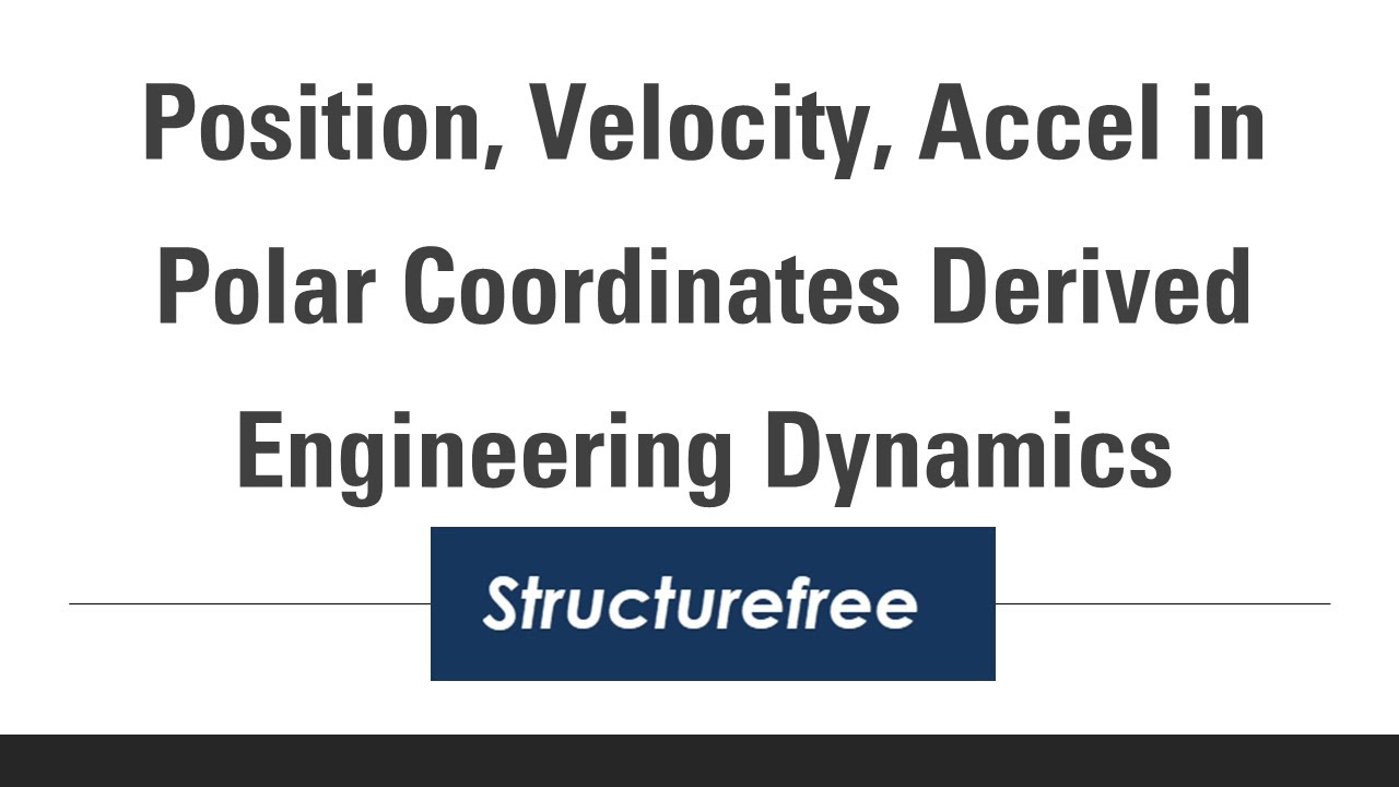 Положение, скорость и ускорение в полярных координатах — Engineering Dynamics