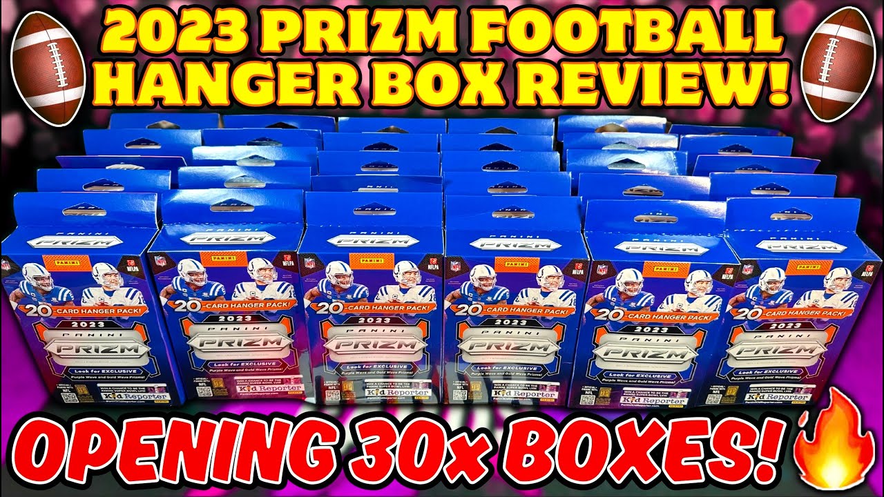 *HANGERS ARE BANGERS!🔥 2023 PRIZM FOOTBALL HANGER BOX REVIEW!🏈 OPENING $800 WORTH OF BOXES!🤑