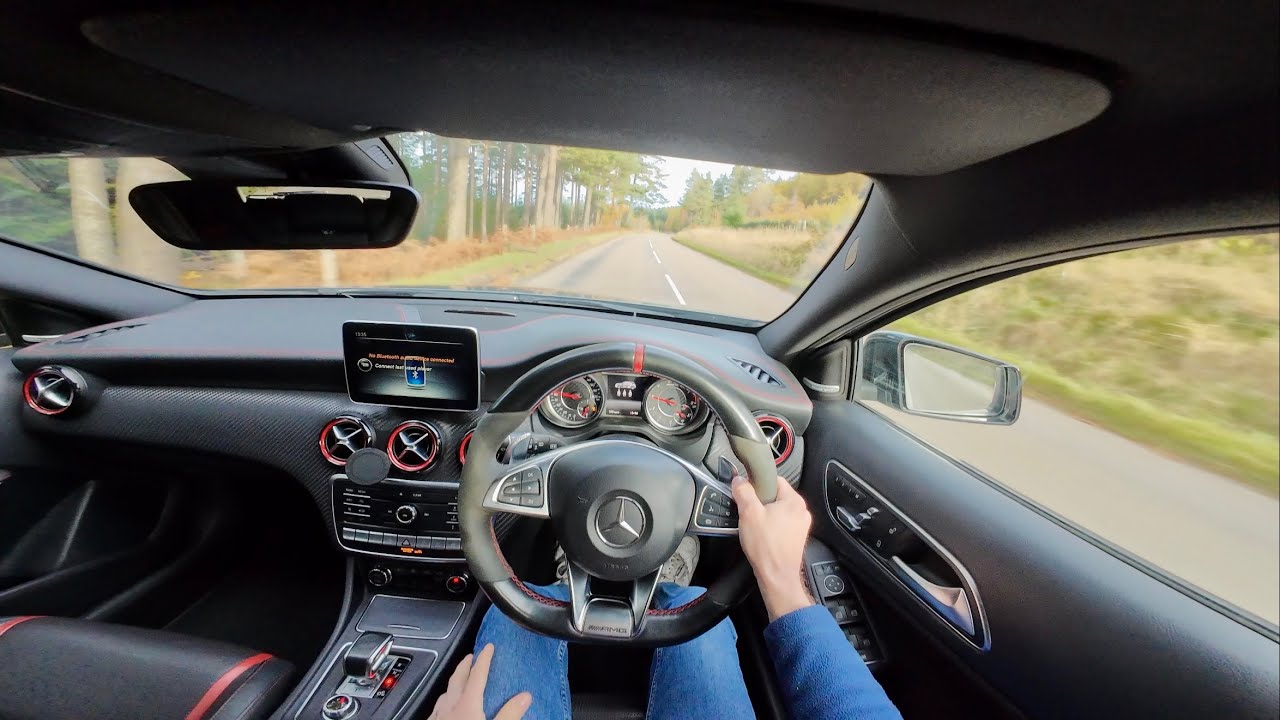 Mercedes A45 AMG (410hp) - POV Test Drive [PURE SOUND]