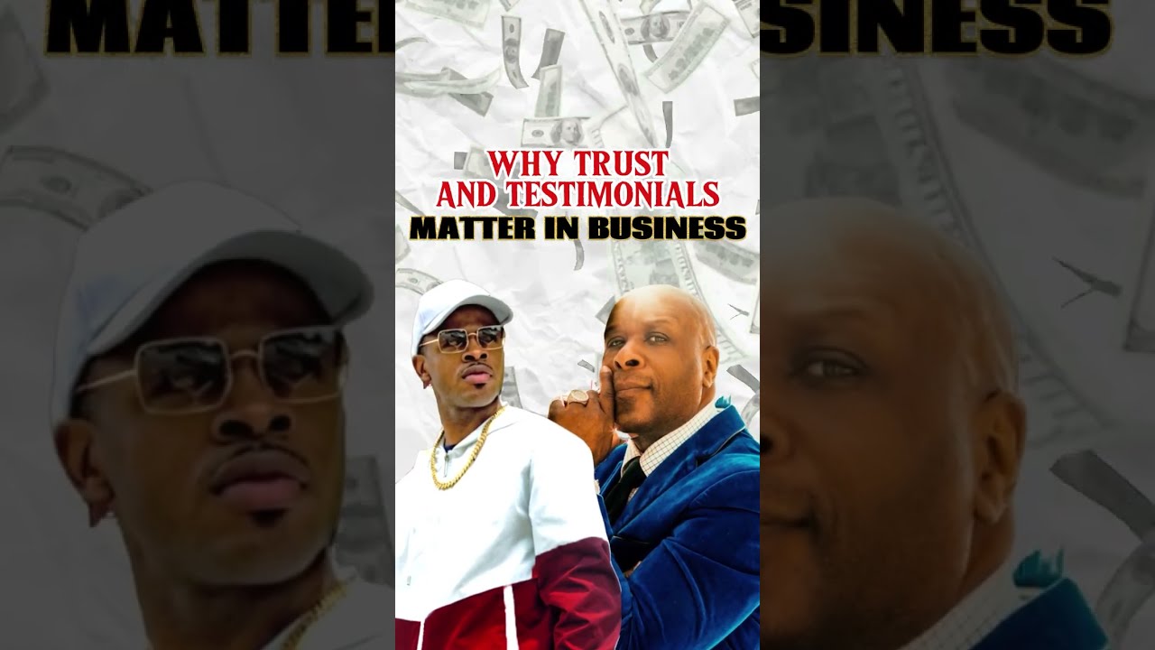 WHY TRUST AND TESTIMONIALS MATTER IN BUSINESS #brotherbenx #digitalrealestate #dretribe