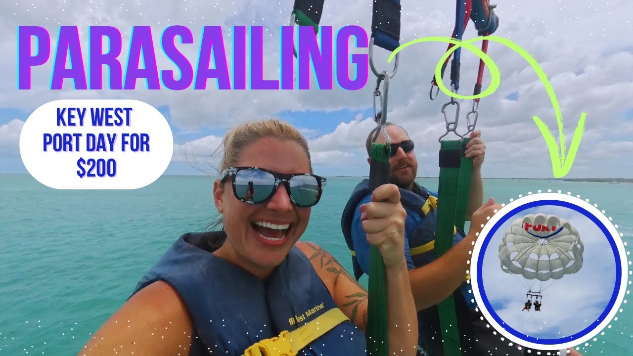 Cruise Day Out in Key West!! Viator Parasailing Excursion | Key Lime Pie | Dubai Chocolate!