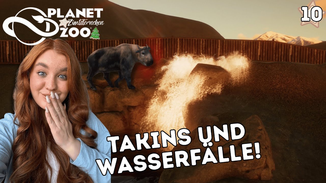 Unser erster Wasserfall! | Zimtsternchen Zoo - Planet Zoo Stream 10