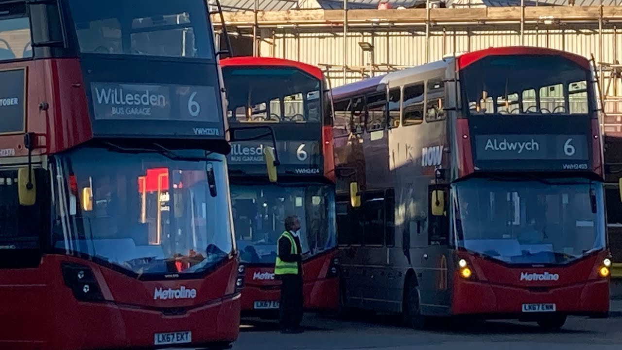 FRV + DIVERSION: Route 6 - Aldwych - Willesden, Bus Garage | VWH2424 (RCS Ep 4)