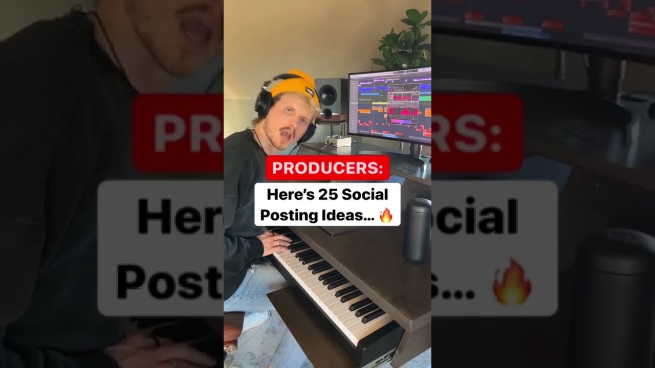25 Producer Social Media Post Ideas #shorts #producer
