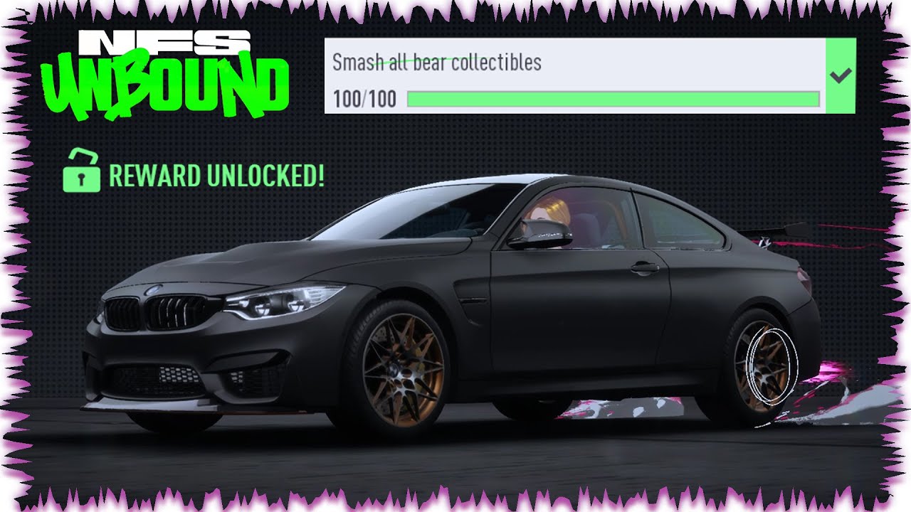 ALL 100 BEAR CHAMP LOCATIONS - Easiest & Fastest Guide - Free BMW M4 GTS NFS Unbound