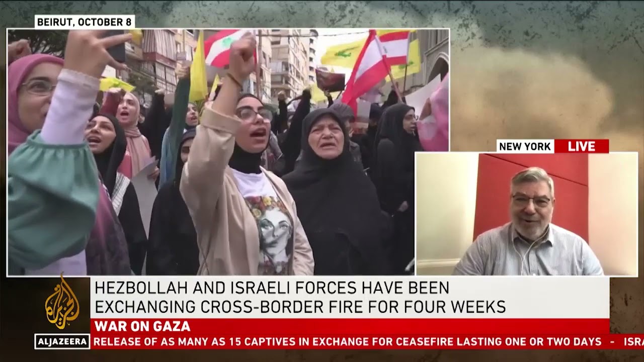 Aljazera tv interview with Marwan Bishara on Gaza,  Hamas-Hezbollah, and the CIA director in ME