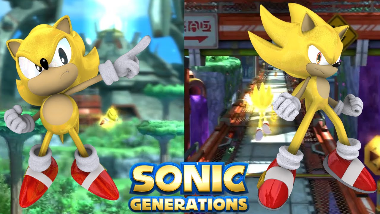 Sonic Generations (PS3) - Planet Wisp (Super Sonic)