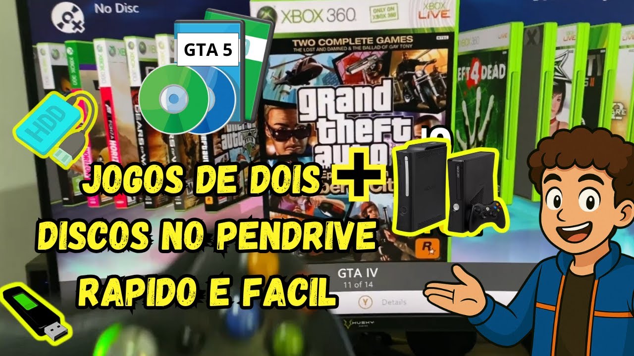 Instalar Jogos com 2 DVDs no Xbox 360 Desbloqueado (Aurora + Xploit) Passo a Passo Atualizado 2025
