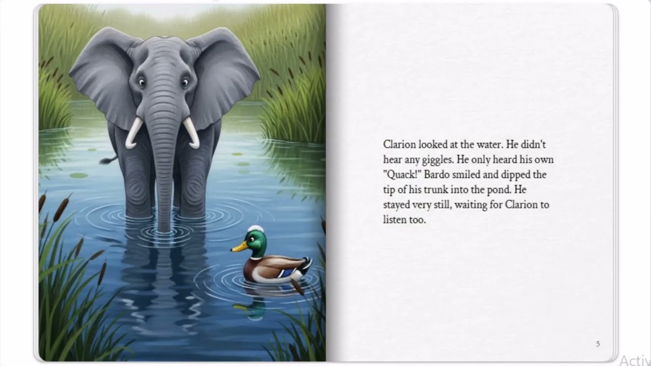 Splashy Elephant's Fun 🐘 | Bedtime Stories for Kids | English Learning | Stories for Toddlers