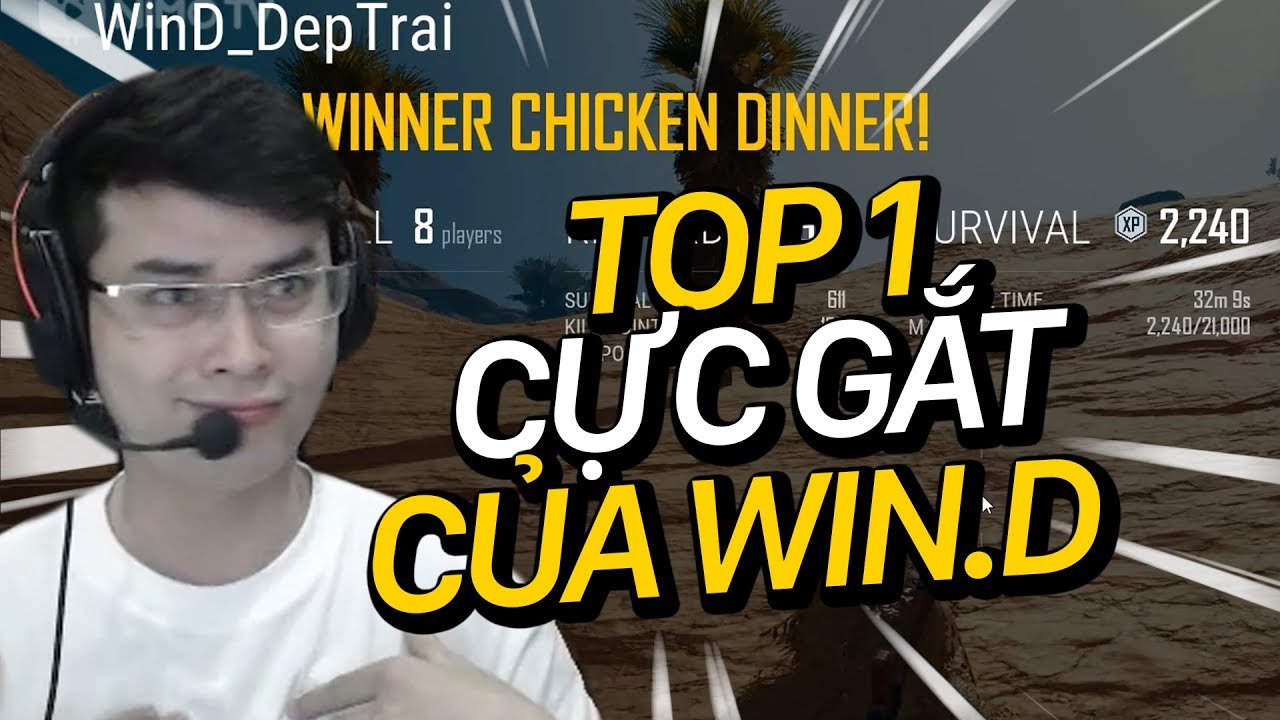 Chiến lược gia Win.D TOP 1 cực gắt với AWM | CƯỜI RỤNG TRỨNG C&Ugrave;NG WIN.D