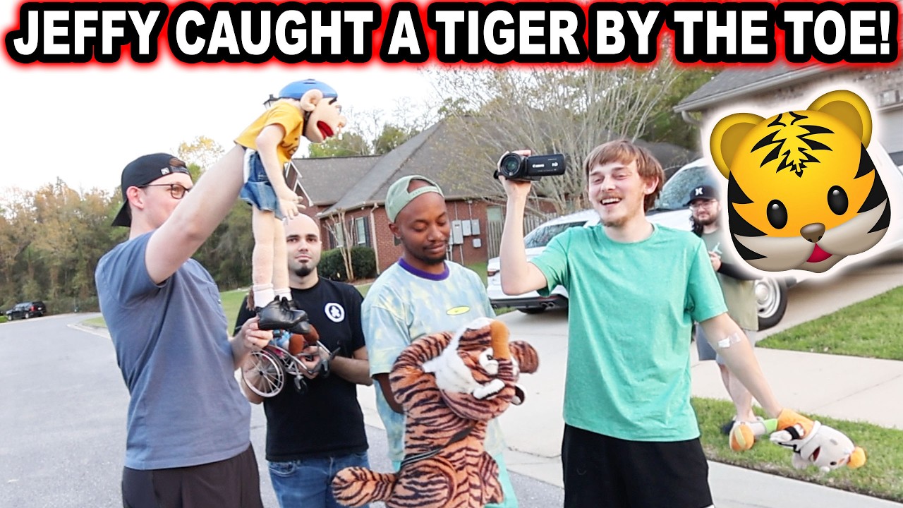 JEFFY CAUGHT A TIGER BY THE TOE!