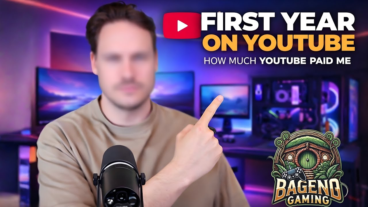 How Much YouTube Paid Me my 1'st Year as a Gaming Creator (+5 Lessons)