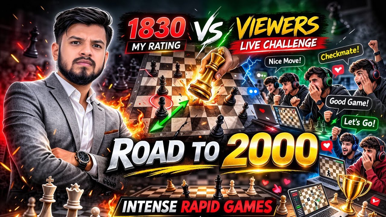 Road to 2000 Rapid | 1800+ Intense Live Chess Battles ♟️🔥