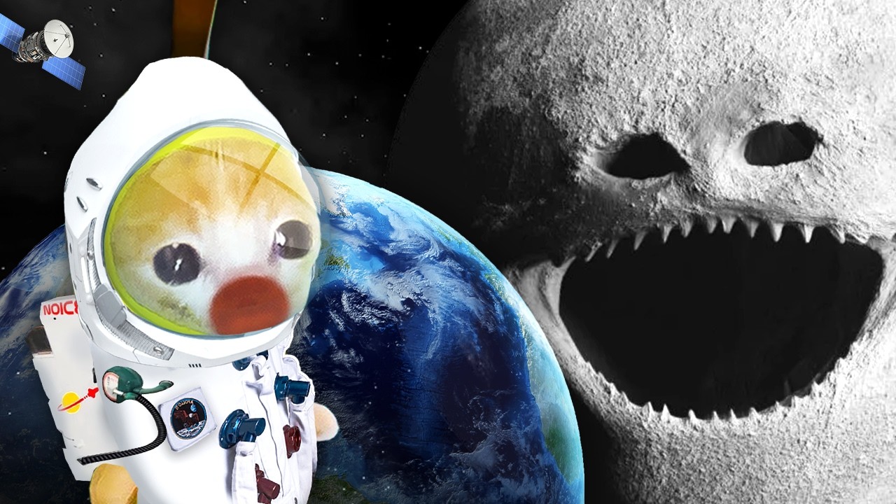 THE MOON WOKE UP: Banana Cat Scary Space Adventure?! 🌕😱 | Part 1 🐱 Banana Cat Compilation