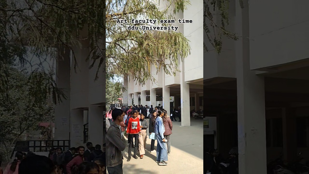 Art faculty ddu University exam time #ytshorts #trendingshorts #ddugorakhpur #gorakhpur #funnydduu