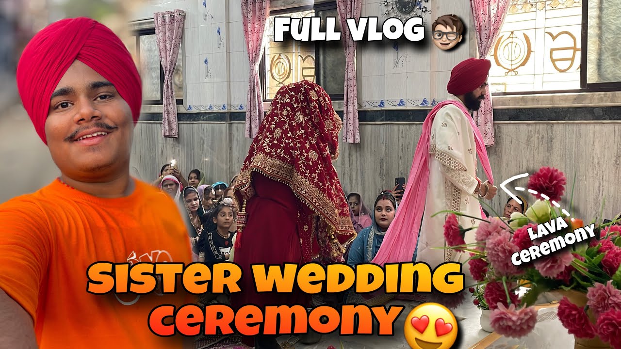 Sister wedding ceremony🥰 or new ghar😲and ring ceremony💍full vlog