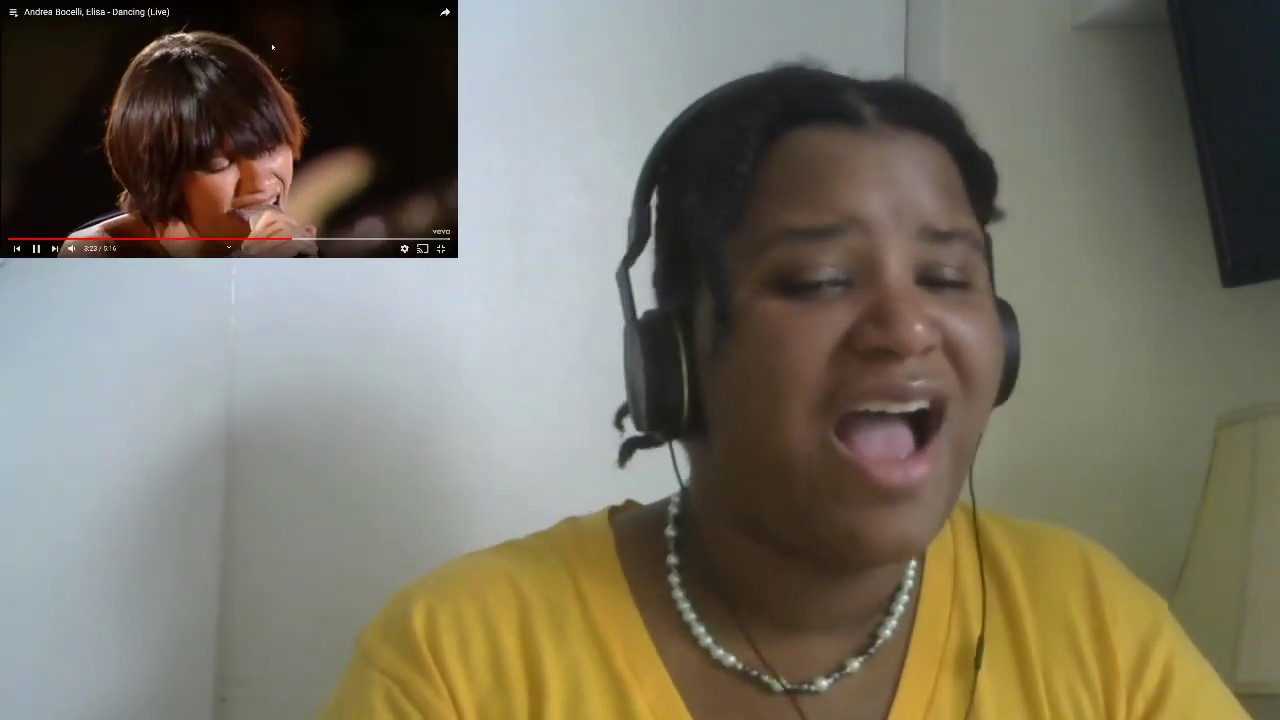 Reaction to Andrea Bocelli, Elisa - Dancing (live)