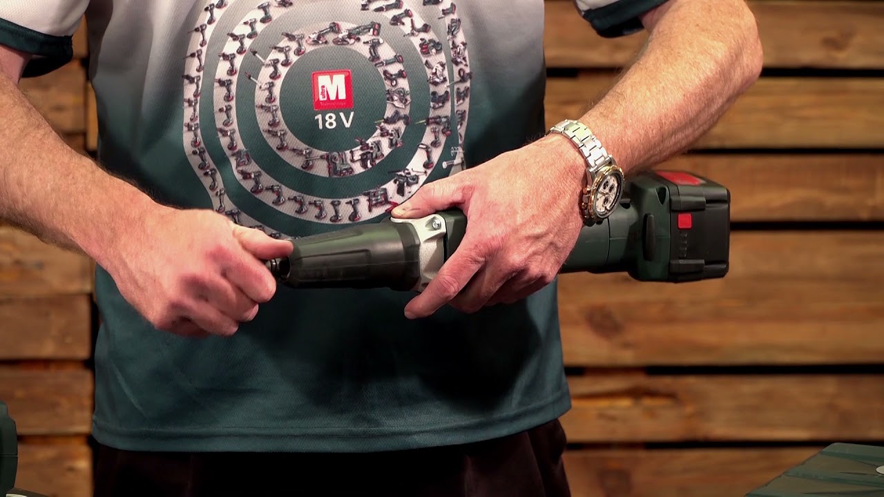 Комплект поставки аккумуляторных шлифовальных машин GA 18 LTX и GA 18 LTX G - Metabo
