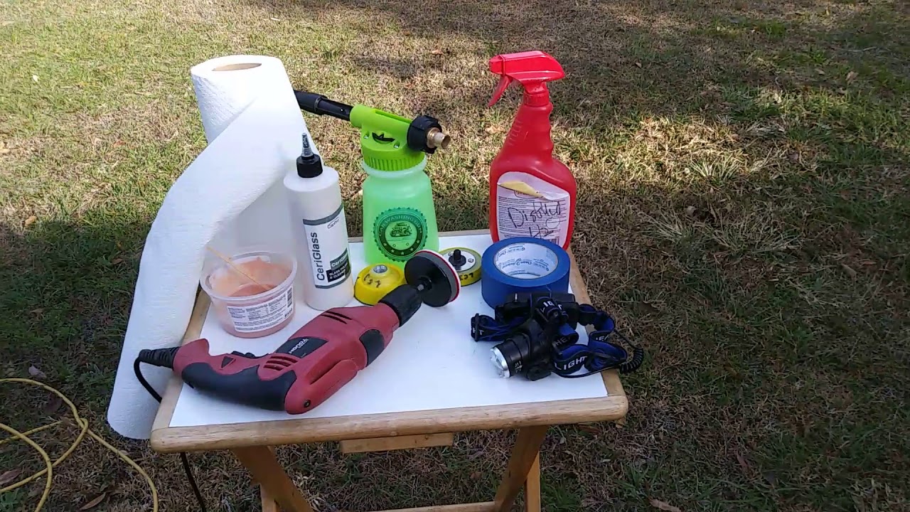 Cerium Oxide VS CarPro CeriGlass on Windshield Polishing Part 1