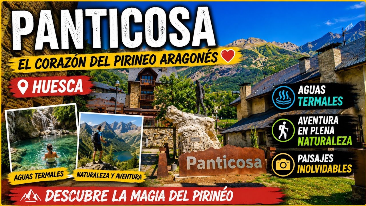 PANTICOSA, El CORAZON del PIRINEO, Huesca. Naturaleza, Aventura, Aguas Termales, Arquitectura.