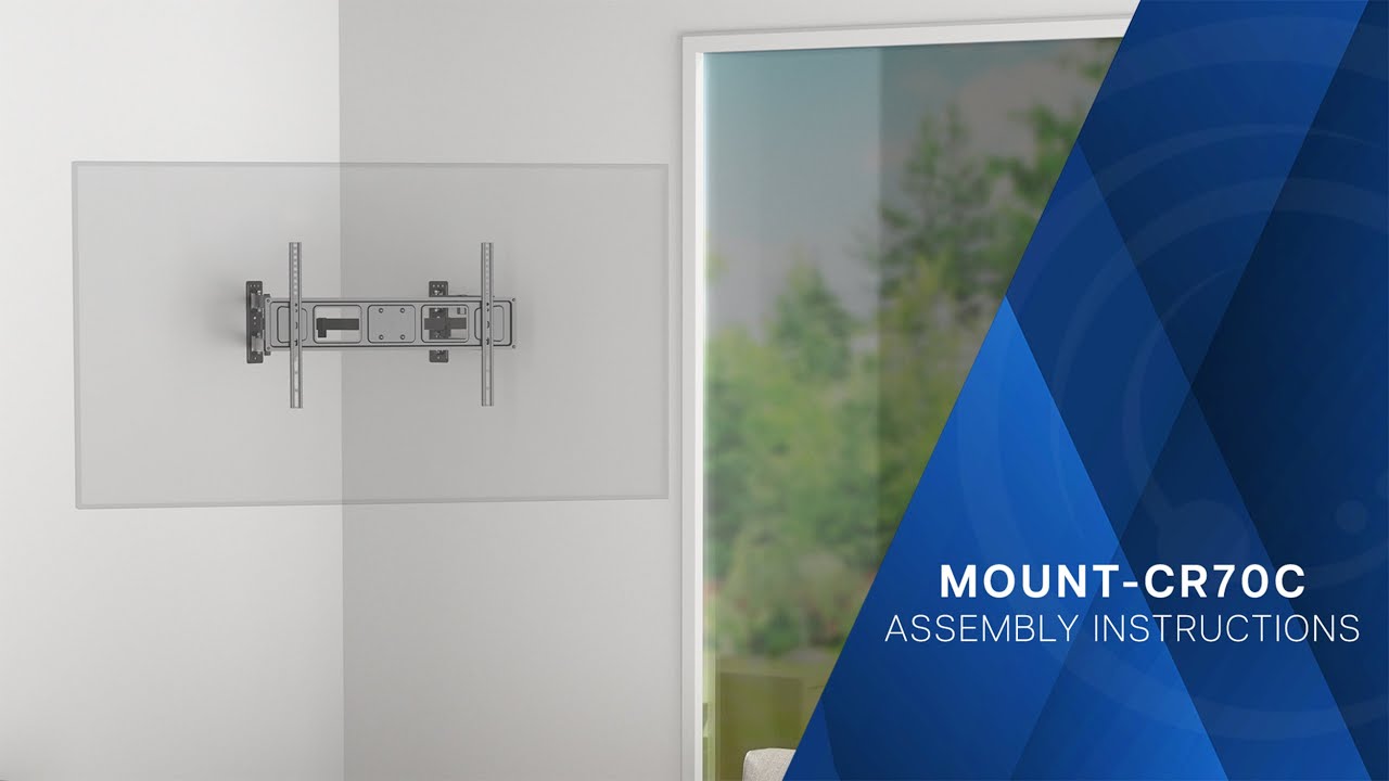 MOUNT-CR70C Corner TV Wall Mount Assembly by VIVO