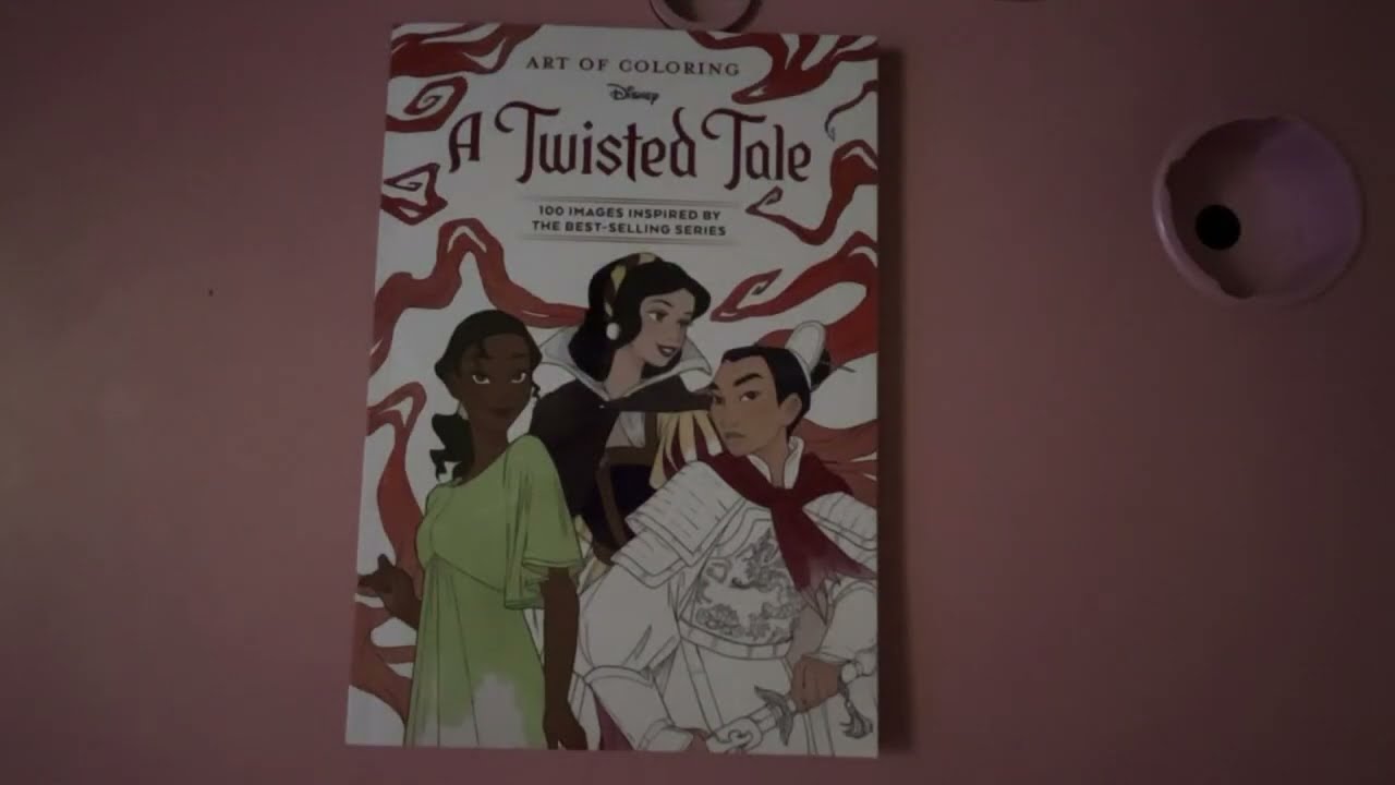 Disney’s Twisted Tales Coloring Book Flip Through
