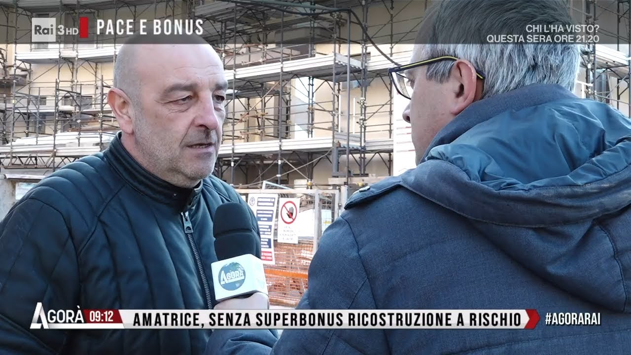 Ricostruzione a rischio - Agorà 22/02/2023