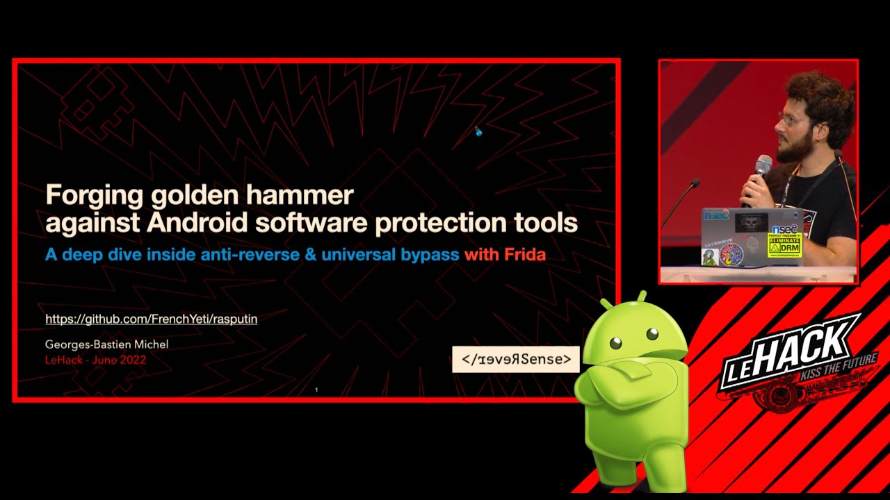 🇫🇷 Forging golden hammer against Android software protection tools - Georges Bastien Michel