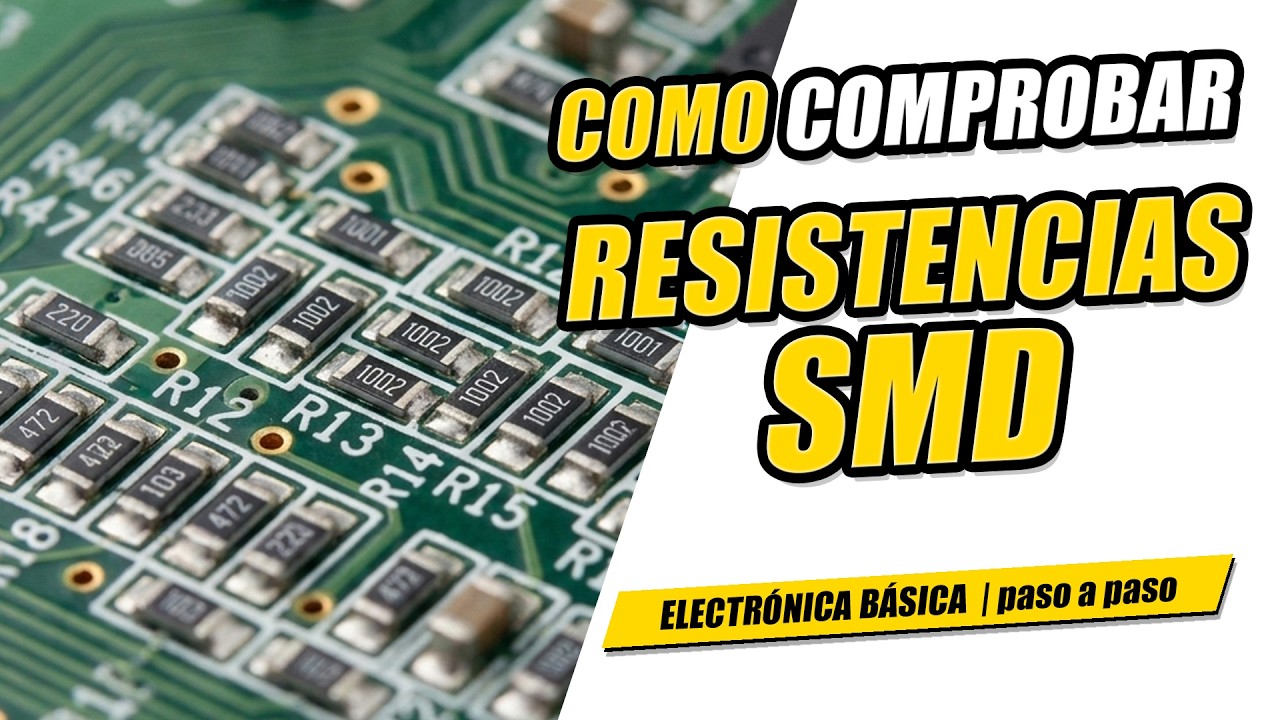 Como ✅ COMPROBAR RESISTENCIAS  SMD con multímetro | polímetro