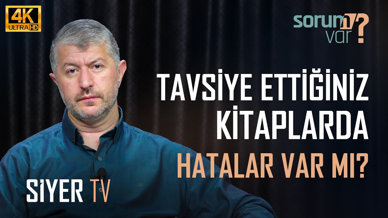 Tavsiye Ettiğiniz Bazı Kitaplarda Hatalar Olduğu Söyleniyor, Bu Doğru mu? | Muhammed Emin Yıldırım